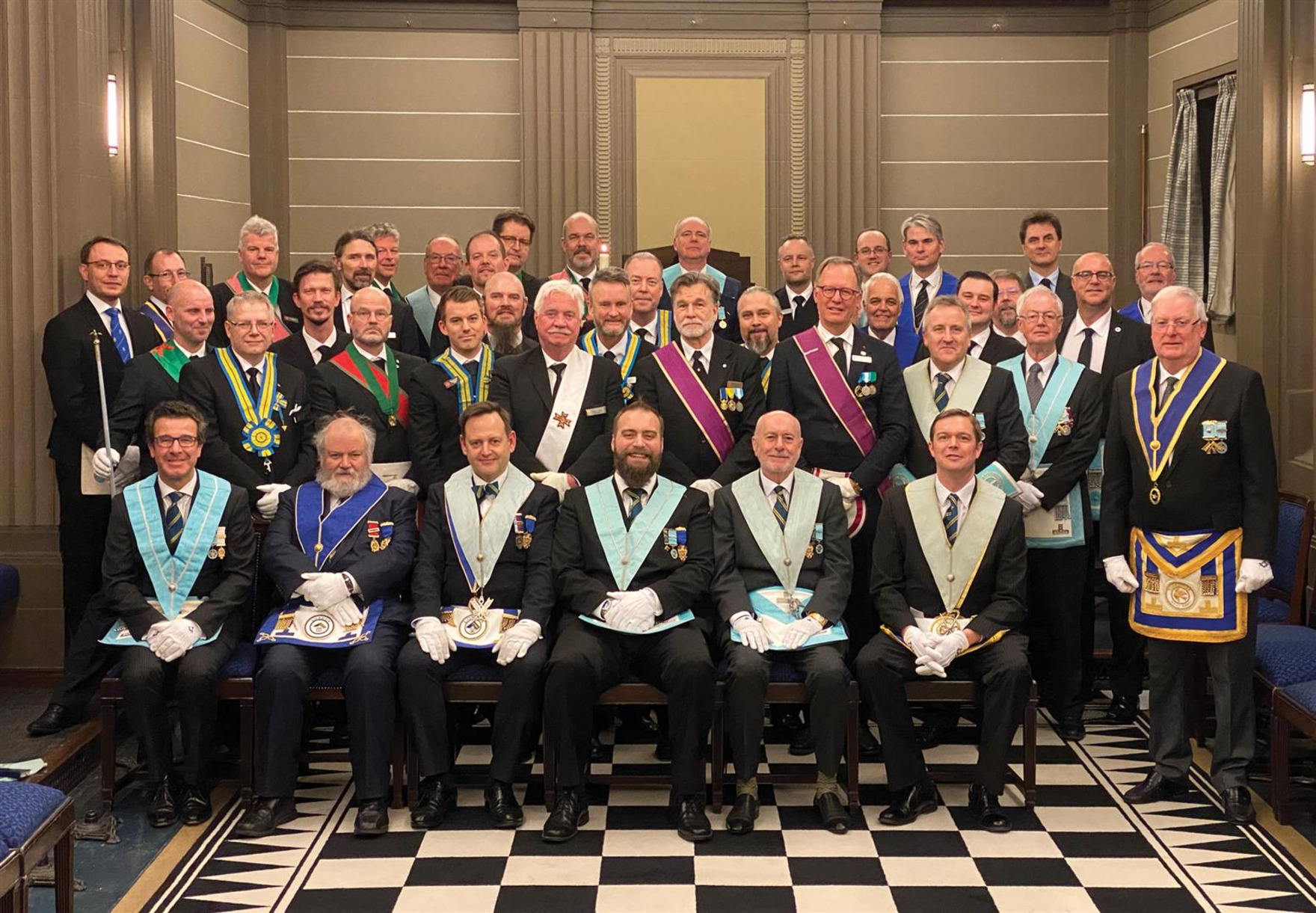 THE OLD REPTONIAN LODGE ESTABLISHES LINKS WITH FREEMASONS FROM SWEDEN